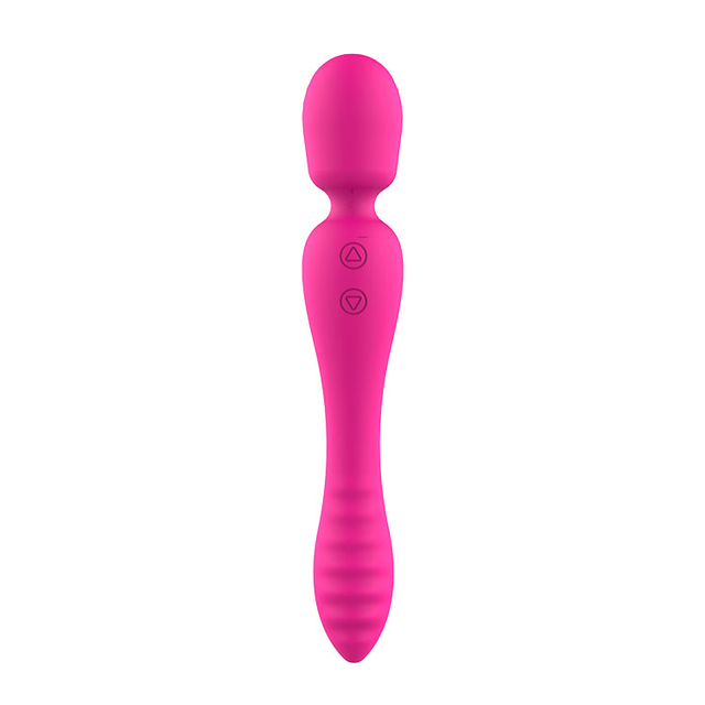 Vibrador AV de doble cabeza Herramientas sexuales Juguete sexual para adultos para mujeres Punto G Clítoris Potente estimulador de clítoris Recargable 20 Varita vibratoria Masajeador
