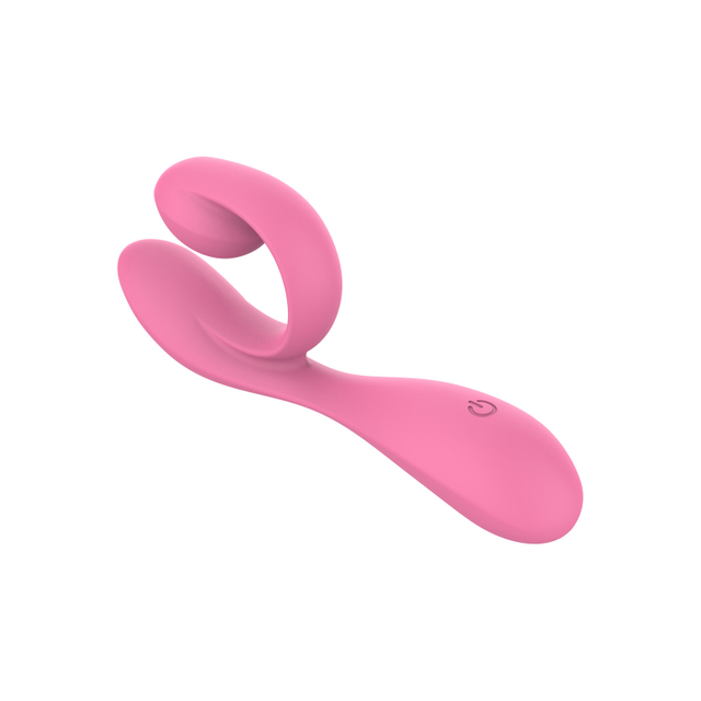 Vibrador sexual G-pot de silicona líquida completa en forma de símbolo musical de Fashon para mujer con 10 frecuencias de vibración de doble motor