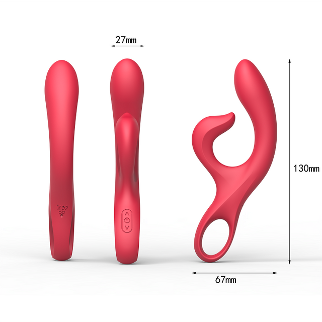 Vibrador de conejo para mujer, masajeador de punto G, vibrador sexual con 10 configuraciones de vibración